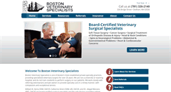 Desktop Screenshot of bostonvetspecialists.com